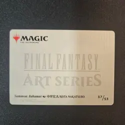 Summon: Bahamut - Art Series 52/53 - Final Fantasy MTG - Art Card - Image 2