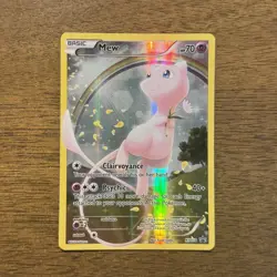 Pokemon Mew TCG XY110 Holo Black Star Promo Card - Image 1