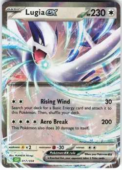 Lugia ex 017/034 Pokemon Trading Card Game Classic Holo Classic Collection NM - Image 1