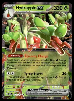 Pokemon TCG SV07: Stellar Crown #014/142 Hydrapple ex NM - Image 1