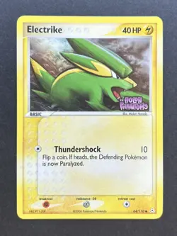 Pokemon TCG Electrike EX Holon Phantoms 64/110 Reverse Stamped Holo LP - Image 1