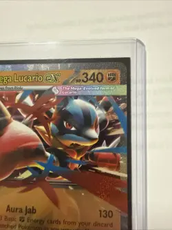 Pokemon TCG Mega Lucario EX 077/132 Ultra Rare Holo Mega Evolutions NM/M - Image 3