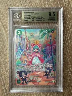 One Piece TCG BGS 9.5 Sugar Foil SP Japanese (OP04-024) - Image 1