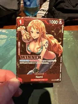 Nami - ST01-007 -Winner - Promo - One Piece - Image 2