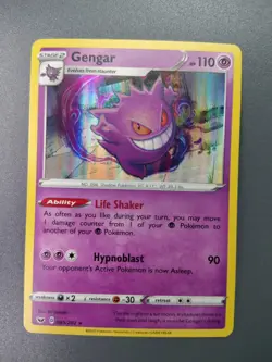 Gengar 085/202 Sword & Shield Holo Rare Pokemon Card #3 - Image 1