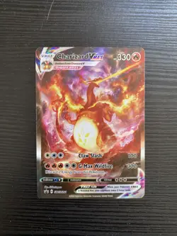 Pokemon TCG Charizard VMAX SWSH261 Holo Promo Card Near Mint Condition - Image 1