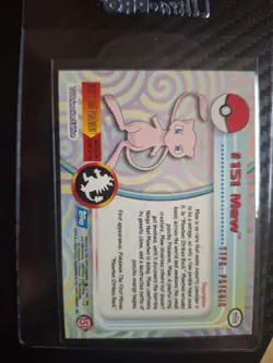 2000 Pokemon TV Animation Edition Series 3 Mew Card #151 - Image 2
