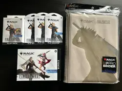 Magic the Gathering Final Fantasy Play Booster Binder lot New - Image 1