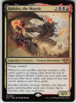 RAKDOS, THE MUSCLE 226 MYTHIC MAGIC: THE GATHERING LP - Image 1