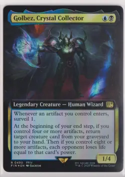 Mtg Golbez, Crystal Collector (Extended Art) Final Fantasy Foil #490 - Image 1