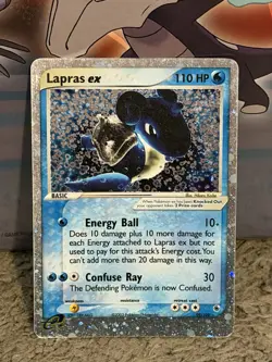 Pokemon Lapras EX Holo Ultra Rare Card Ruby and Sapphire 99/109 NM - Image 1