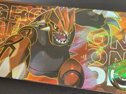 NON TCG Pokemon Elf Eif Origin Collection 3.0 Groudon Ticket Stub Long Card - Image 4
