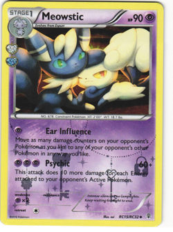 Meowstic Holo Pokemon TCG Generations RC15/RC32 LP - Image 1