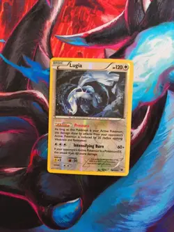 Pokemon TCG Lugia 78/124 XY Fates Collide Holo Rare 2016, NM/LP Condition - Image 1