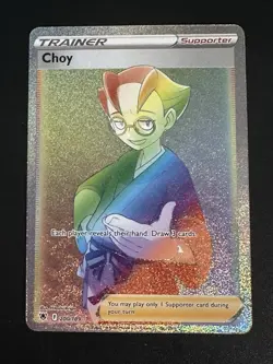 Choy 200/189 Pokemon Astral Radiance Rainbow Secret Rare Holo NM - Image 1