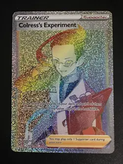Colress's Experiment 205/196 Pokemon Lost Origins Rainbow Secret Rare Holo NM - Image 1