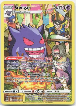 Gengar TG06/TG30 Holo Lost Origin Trainer Gallery Pokemon NM - Image 1