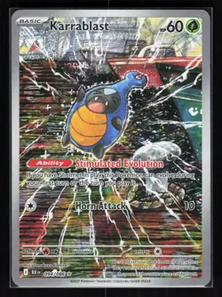 Karrablast - Holo Illustration Rare Pokemon SV: Black Bolt 094/086 LP - Image 1