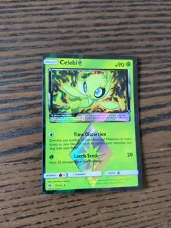 Pokemon - Celebi - 19/214 - SM Lost Thunder - Prism Rare NM - Image 1