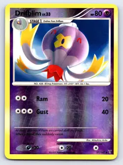 Drifblim 57/147 Uncommon Supreme Victors Pokemon Reverse Holo Heavily Played - Image 1