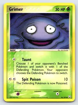 Grimer 56/109 Common Team Rocket Returns Pokemon Lightly Played - Image 1