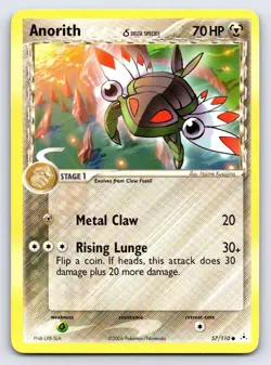 Anorith 57/110 Common Holon Phantoms Pokemon Lightly Played - Image 1