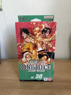 One Piece Card Game: Starter Deck EX ST-30 ENG Luffy & Ace SEALED - Image 1