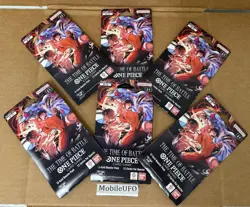 One Piece TCG English OP-16 The Time of Battle Booster Sleeved Pack Lot of 6 - Image 1