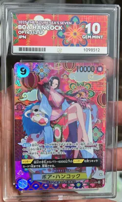 One Piece The Azure Sea's Seven Boa Hancock OP14-112 ACE 10 Perfect Subgrades - Image 1