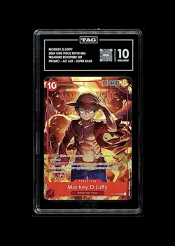 One Piece TCG - Monkey.D.Luffy ST10-006 Treasure Booster Promo - TAG Gem Mint 10 - Image 3