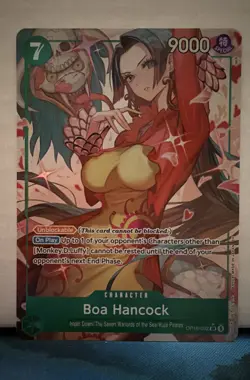 One Piece Boa Hancock OP16-032 SR* Super Alt Art The Time of Battle English - Image 1