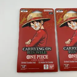 (x2) One Piece TCG: Carrying On His Will Sleeved Booster Pack Lot OP-13 ENGLISH - Image 2
