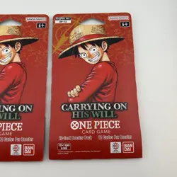 (x2) One Piece TCG: Carrying On His Will Sleeved Booster Pack Lot OP-13 ENGLISH - Image 3