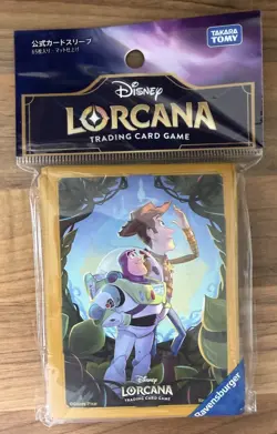 Official Japanese Disney Lorcana - Toy Story - Buzz and Woody Exclusive sleeves - Image 1
