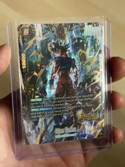 Dragon Ball Super Card Game Son Goku FS09-07 Gold Alternative Artwork - Image 2
