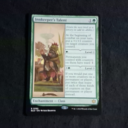 Magic: The Gathering Innkeeper's Talent Bloomburrow Rare Green Enchant 0180 2024 - Image 1