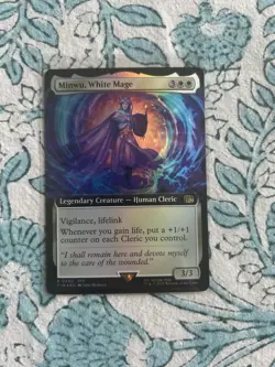 Minwu, White Mage (Extended Art) Final Fantasy Foil - Image 1