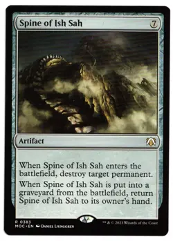 Magic the Gathering MTG Card: Spine of Ish Sah #0383 MOC Rare! NM - Image 1
