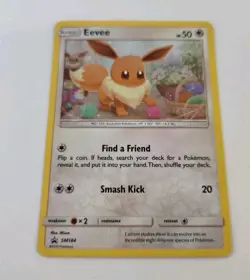 Eevee Pokemon Card Sun & Moon Black Star Promo #SM184. - Image 5
