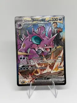 Team Rocket's Nidoking ex 233/182 Sv10: Pokemon Destined Rivals Holo SIR Mint/NM - Image 1