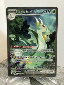 Pokemon Serperior ex Special Illustration Rare 164/086 Sv: Black Bolt Holo - Image 1