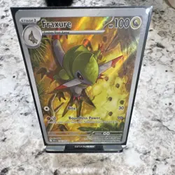 The Pokemon Company Fraxure Sv: Black Bolt 146/086 IR Holo English 2025 - Image 1