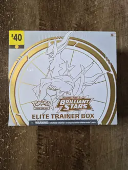 Pokemon TCG Sword and Shield Elite Trainer Box Brilliant Stars ETB 820650870125 - Image 1