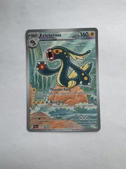 Eelektross 115/086 Illustration Rare, Black Bolt, Full Art Holo, Pokemon TCG, NM - Image 2