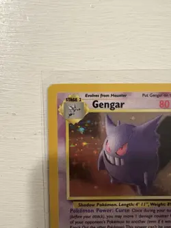 Pokemon TCG Gengar Fossil Holo Rare 5/62 - Image 2