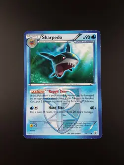 Sharpedo 33/135 Rare Non-Holo B&W Plasma Storm Pokemon Card - Light Play - Image 1