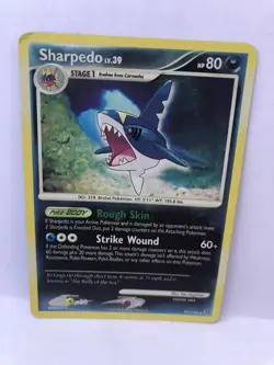 Sharpedo Secret Wonders Rare Near Mint Pokemon Card No. 37/132 Normal - Image 1