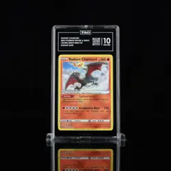 2023 Pokemon SWSH Crown Zenith 020/159 Radiant Charizard Rare TAG 10 (970) - Image 1