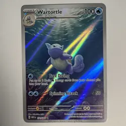 Wartortle Illustration Rare NM 171/165 Scarlet & Violet 151 Pokemon Card - Image 1