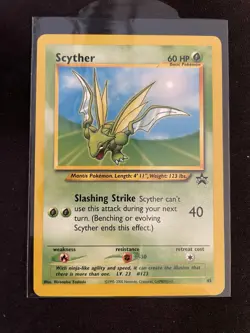 Pokemon Scyther 45/53 Wotc Black Star Promo Regular - Image 1